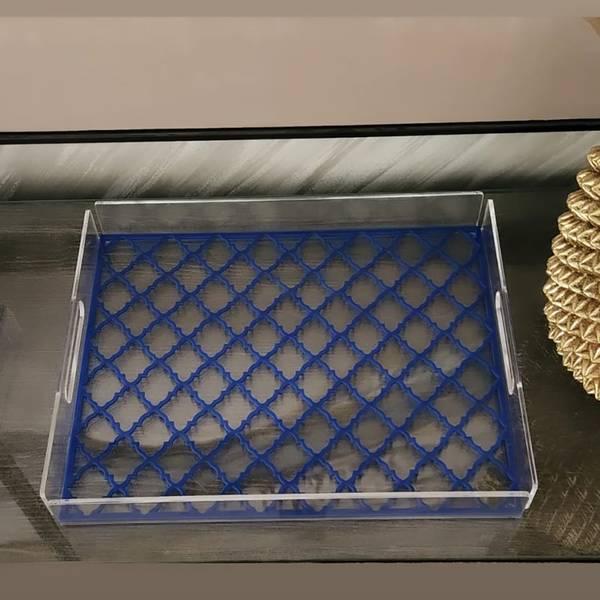 Acrylic Tray With Movable Design layer